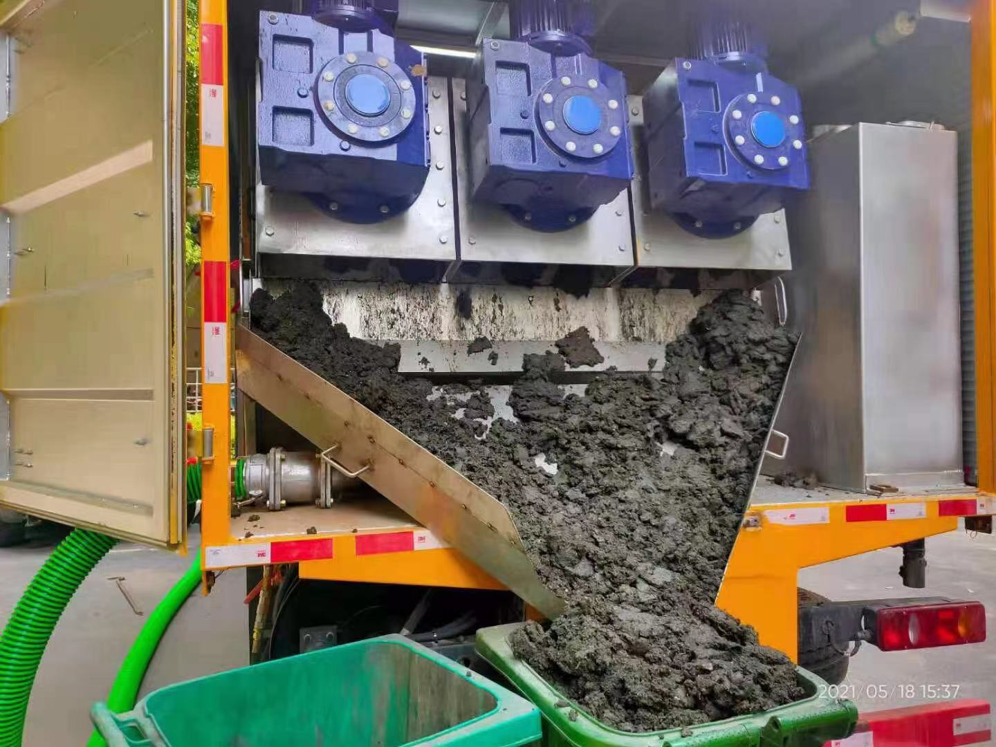 翁源化粪池清掏城市维护站-泥浆净化干湿分离处理